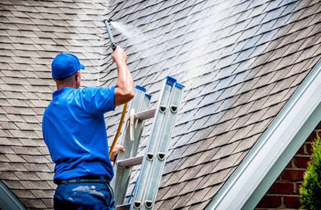 the woodlands roof cleaning